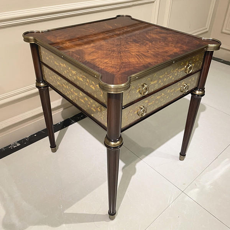 British Classic Solid Wood Square End Table – Functional and Elegant Design for Living Room Spaces,EKAR FURNITURE CO.,LTD,British Classic Solid Wood Square End Table – Functional and Elegant Design for Living Room Spaces,foshan furniture factory,custom Furniture factory,china furniture factory
