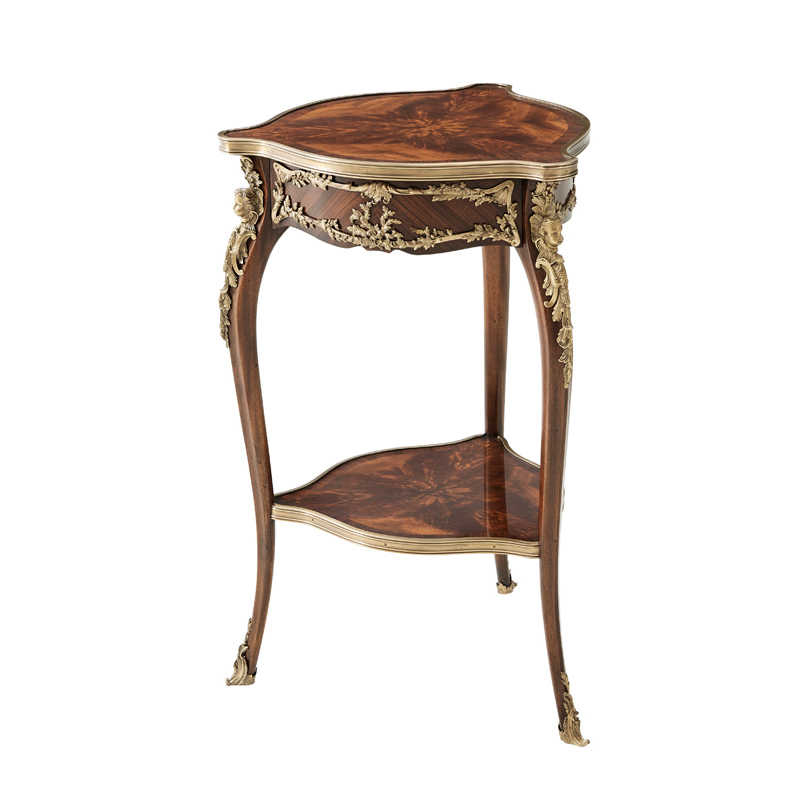 British Classic Solid Wood Triangular End Table – Functional and Stylish Accent for Living Room Decor,EKAR FURNITURE CO.,LTD,British Classic Solid Wood Triangular End Table – Functional and Stylish Accent for Living Room Decor,foshan furniture factory,custom Furniture factory,china furniture factory