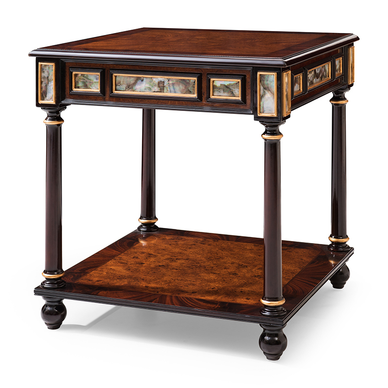 Solid Wood Square End Table – Functional Design with Metal Accents for Stylish Living Rooms,EKAR FURNITURE CO.,LTD,Solid Wood Square End Table – Functional Design with Metal Accents for Stylish Living Rooms,foshan furniture factory,custom Furniture factory,china furniture factory