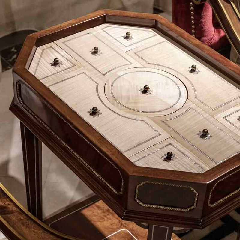 Solid Wood Octagonal End Table – Unique Design for Functional and Stylish Living Room Accent,EKAR FURNITURE CO.,LTD,Solid Wood Octagonal End Table – Unique Design for Functional and Stylish Living Room Accent,foshan furniture factory,custom Furniture factory,china furniture factory