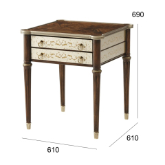 ,MY SHOP,British Classic Solid Wood Square End Table – Functional and Elegant Design for Living Room Spaces,foshan furniture factory,custom Furniture factory,china furniture factory