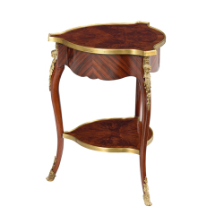 ,MY SHOP,British Classic Solid Wood Triangular End Table – Functional and Stylish Accent for Living Room Decor,foshan furniture factory,custom Furniture factory,china furniture factory