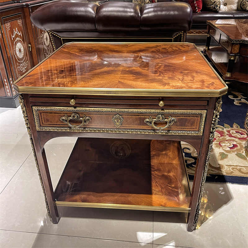 British Classic Solid Wood Square Corner Table – A Practical and Stylish Addition to Living Room Decor,EKAR FURNITURE CO.,LTD,British Classic Solid Wood Square Corner Table – A Practical and Stylish Addition to Living Room Decor,foshan furniture factory,custom Furniture factory,china furniture factory