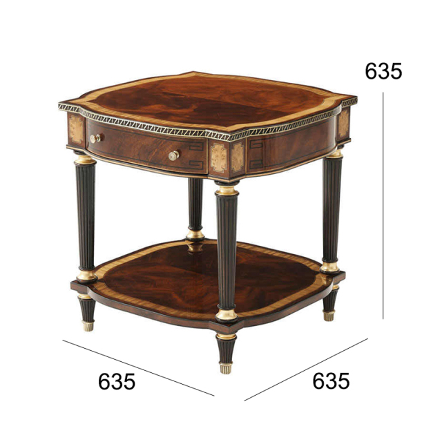 ,MY SHOP,British Solid Wood Corner Table – Timeless Design for Enhancing Living Room Functionality and Aesthetic Appeal,foshan furniture factory,custom Furniture factory,china furniture factory