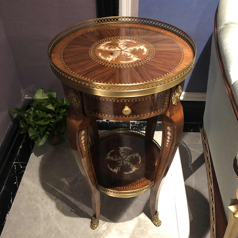 Classic Round Solid Wood Corner Table – Functional and Creative Design for Enhancing Living Room Aesthetics,EKAR FURNITURE CO.,LTD,Classic Round Solid Wood Corner Table – Functional and Creative Design for Enhancing Living Room Aesthetics,foshan furniture factory,custom Furniture factory,china furniture factory