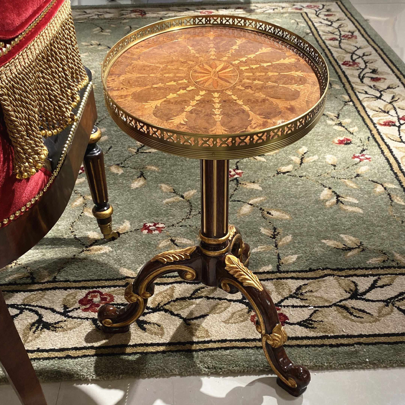 Classic Solid Wood Round Table with Triangular Legs – Stylish and Functional Living Room Design,EKAR FURNITURE CO.,LTD,Classic Solid Wood Round Table with Triangular Legs – Stylish and Functional Living Room Design,foshan furniture factory,custom Furniture factory,china furniture factory