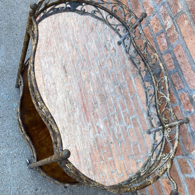 ,MY SHOP,British Classic Solid Wood Corner Table – Functional Design with Metal Accents for Stylish Living Room Decor,foshan furniture factory,custom Furniture factory,china furniture factory