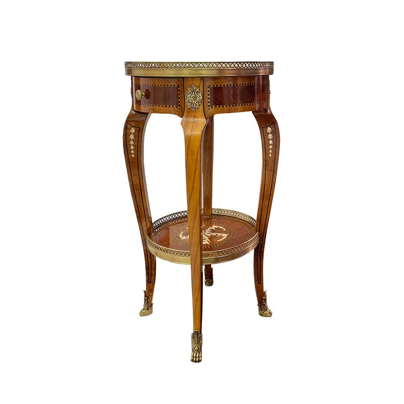 Classic Round Solid Wood Corner Table – Functional and Creative Design for Enhancing Living Room Aesthetics,EKAR FURNITURE CO.,LTD,Classic Round Solid Wood Corner Table – Functional and Creative Design for Enhancing Living Room Aesthetics,foshan furniture factory,custom Furniture factory,china furniture factory