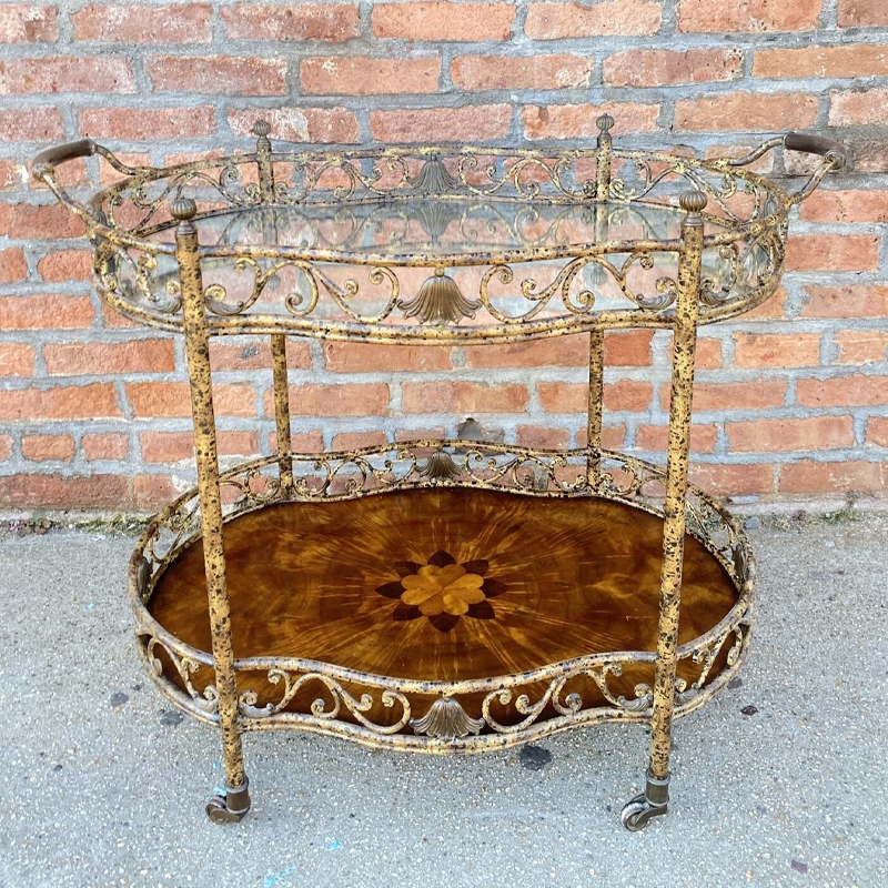 British Classic Solid Wood Corner Table – Functional Design with Metal Accents for Stylish Living Room Decor,EKAR FURNITURE CO.,LTD,British Classic Solid Wood Corner Table – Functional Design with Metal Accents for Stylish Living Room Decor,foshan furniture factory,custom Furniture factory,china furniture factory