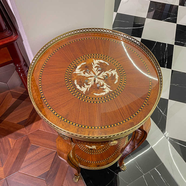 ,MY SHOP,Classic Round Solid Wood Corner Table – Functional and Creative Design for Enhancing Living Room Aesthetics,foshan furniture factory,custom Furniture factory,china furniture factory