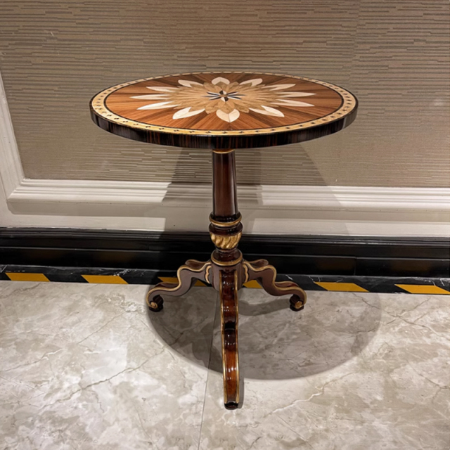 Classic Solid Wood Round Corner Table – Functional Design for Enhancing Living Room Décor and Utility,EKAR FURNITURE CO.,LTD,,foshan furniture factory,custom Furniture factory,china furniture factory