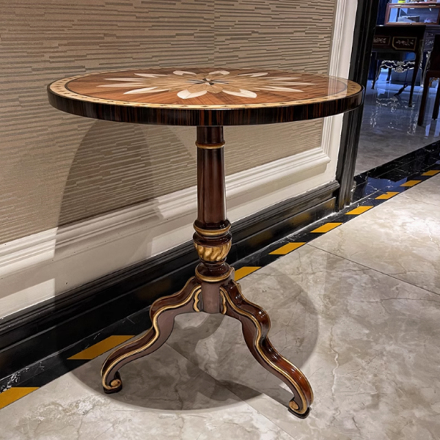 Classic Solid Wood Round Corner Table – Functional Design for Enhancing Living Room Décor and Utility,EKAR FURNITURE CO.,LTD,,foshan furniture factory,custom Furniture factory,china furniture factory