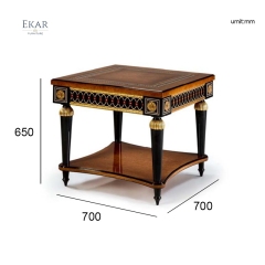 ,MY SHOP,European-style golden luxury side coffee table high-end coffee table corner table,foshan furniture factory,custom Furniture factory,china furniture factory