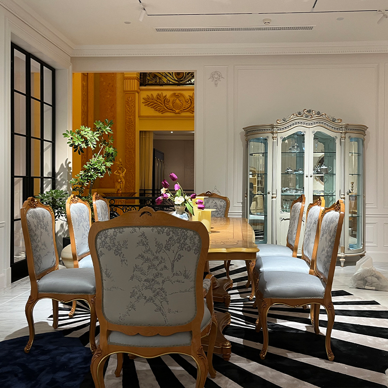 Long Ash Wood Veneered Dining Table,EKAR FURNITURE CO.,LTD,Long Ash Wood Veneered Dining Table,foshan furniture factory,custom Furniture factory,china furniture factory