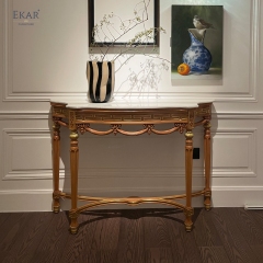 ,MY SHOP,Newly Special  Designed Exquisite Console Table with Marble Top,foshan furniture factory,custom Furniture factory,china furniture factory
