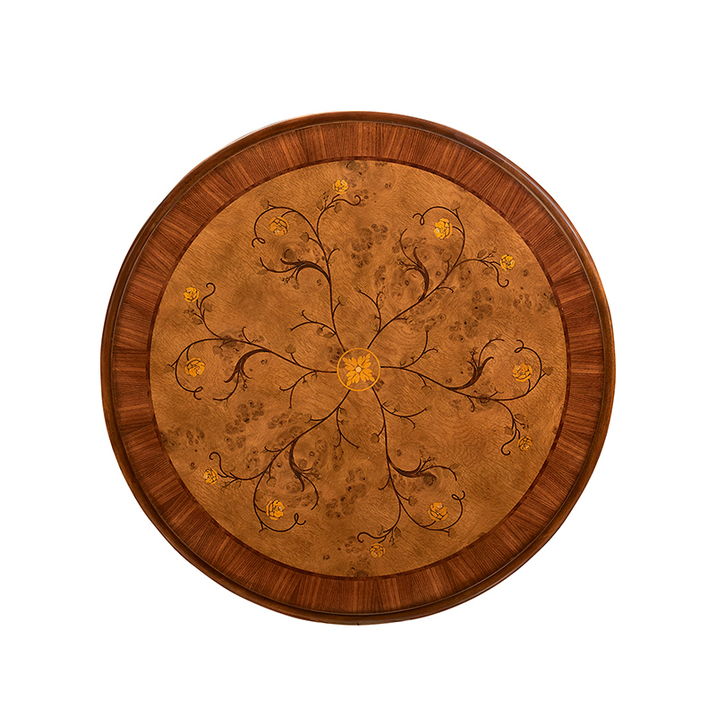 Classic Solid Wood Round Dining Table – Timeless Design for Elegant Dining Spaces,EKAR FURNITURE CO.,LTD,Classic Solid Wood Round Dining Table – Timeless Design for Elegant Dining Spaces,foshan furniture factory,custom Furniture factory,china furniture factory