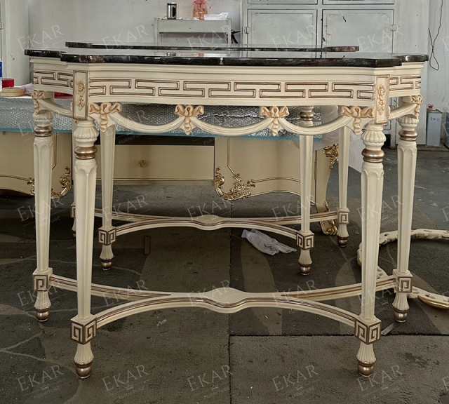 ,MY SHOP,Newly Special  Designed Exquisite Console Table with Marble Top,foshan furniture factory,custom Furniture factory,china furniture factory