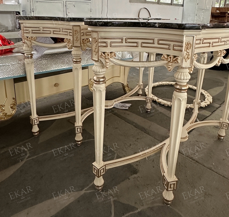 Newly Special Designed Exquisite Console Table with Marble Top,EKAR FURNITURE CO.,LTD,Newly Special  Designed Exquisite Console Table with Marble Top,foshan furniture factory,custom Furniture factory,china furniture factory