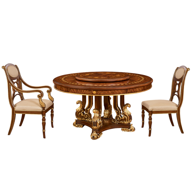 Classic Style Straight-Grain Rosewood Round Dining Table for Traditional Dining Rooms,EKAR FURNITURE CO.,LTD,Classic Style Straight-Grain Rosewood Round Dining Table for Traditional Dining Rooms,foshan furniture factory,custom Furniture factory,china furniture factory