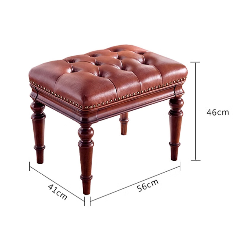 Classic Style Leather Bench with Wooden Legs for Bedroom or Living Room Seating,EKAR FURNITURE CO.,LTD,Classic Style Leather Bench with Wooden Legs for Bedroom or Living Room Seating,foshan furniture factory,custom Furniture factory,china furniture factory