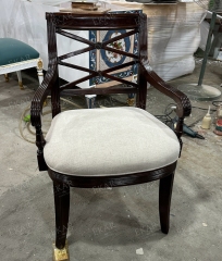 ,MY SHOP,Classic Solid Wood Dining Chair with Cushioned Seat for Comfort,foshan furniture factory,custom Furniture factory,china furniture factory