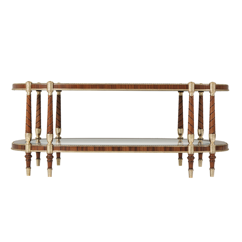 Classic Solid Wood Oval Coffee Table for Living Room,EKAR FURNITURE CO.,LTD,Classic Solid Wood Oval Coffee Table for Living Room,foshan furniture factory,custom Furniture factory,china furniture factory