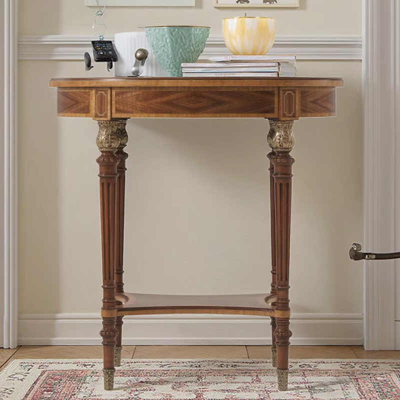 Classic Solid Wood Round Corner Coffee Table for Living Room,EKAR FURNITURE CO.,LTD,Classic Solid Wood Round Corner Coffee Table for Living Room,foshan furniture factory,custom Furniture factory,china furniture factory