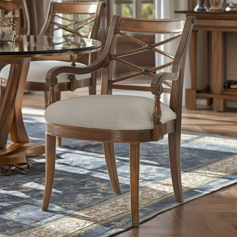 Classic Solid Wood Dining Chair with Cushioned Seat for Comfort,EKAR FURNITURE CO.,LTD,Classic Solid Wood Dining Chair with Cushioned Seat for Comfort,foshan furniture factory,custom Furniture factory,china furniture factory
