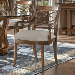 ,MY SHOP,Classic Solid Wood Dining Chair with Cushioned Seat for Comfort,foshan furniture factory,custom Furniture factory,china furniture factory