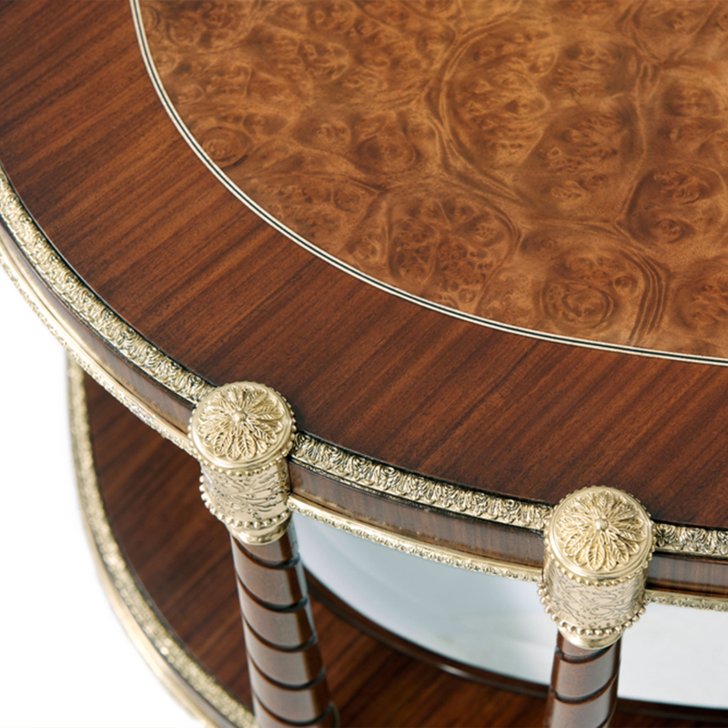 Classic Solid Wood Oval Coffee Table for Living Room,EKAR FURNITURE CO.,LTD,Classic Solid Wood Oval Coffee Table for Living Room,foshan furniture factory,custom Furniture factory,china furniture factory