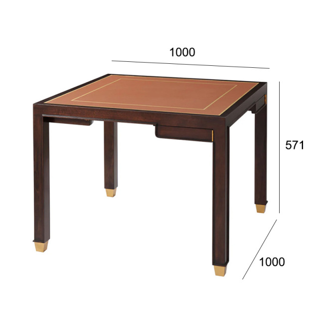 ,MY SHOP,Classic Solid Wood Game Table for Living Room & Leisure,foshan furniture factory,custom Furniture factory,china furniture factory