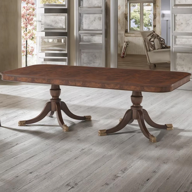 Classic Design Solid Wood Dining Table for Elegant Dining Spaces,EKAR FURNITURE CO.,LTD,Classic Design Solid Wood Dining Table for Elegant Dining Spaces,foshan furniture factory,custom Furniture factory,china furniture factory