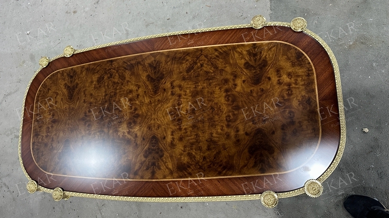 Classic Solid Wood Oval Coffee Table for Living Room,EKAR FURNITURE CO.,LTD,Classic Solid Wood Oval Coffee Table for Living Room,foshan furniture factory,custom Furniture factory,china furniture factory