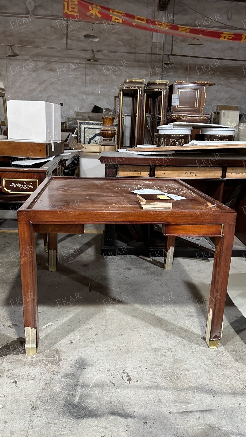 Classic Solid Wood Game Table for Living Room & Leisure,EKAR FURNITURE CO.,LTD,Classic Solid Wood Game Table for Living Room & Leisure,foshan furniture factory,custom Furniture factory,china furniture factory