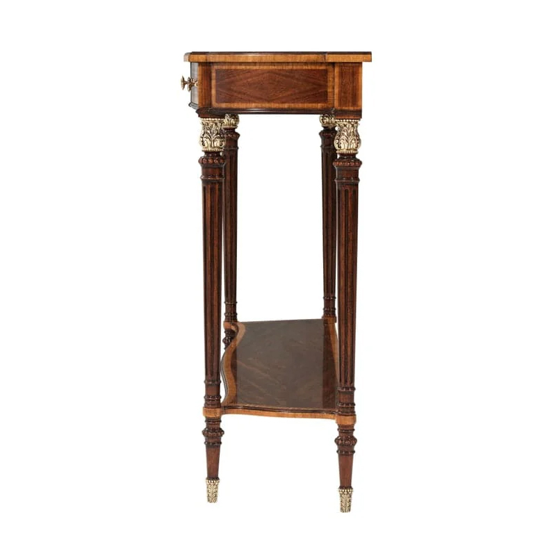 Classic Solid Wood Console Table with Storage for Entryway and Living Room,EKAR FURNITURE CO.,LTD,Classic Solid Wood Console Table with Storage for Entryway and Living Room,foshan furniture factory,custom Furniture factory,china furniture factory