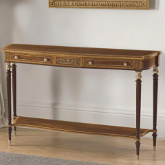 Classic Solid Wood Console Table with Storage for Entryway and Living Room,EKAR FURNITURE CO.,LTD,Classic Solid Wood Console Table with Storage for Entryway and Living Room,foshan furniture factory,custom Furniture factory,china furniture factory