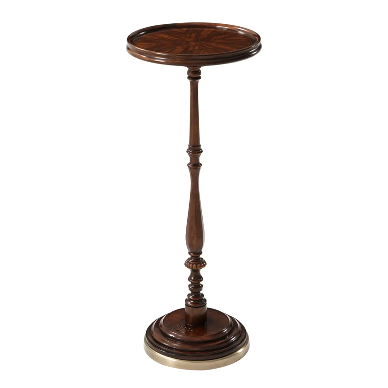 Classic Solid Wood Round High Side Table for Living Room,EKAR FURNITURE CO.,LTD,Classic Solid Wood Round High Side Table for Living Room,foshan furniture factory,custom Furniture factory,china furniture factory