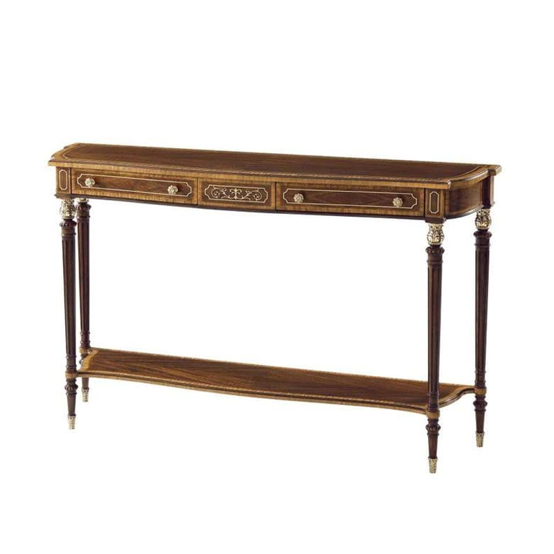 Classic Solid Wood Console Table with Storage for Entryway and Living Room,EKAR FURNITURE CO.,LTD,Classic Solid Wood Console Table with Storage for Entryway and Living Room,foshan furniture factory,custom Furniture factory,china furniture factory