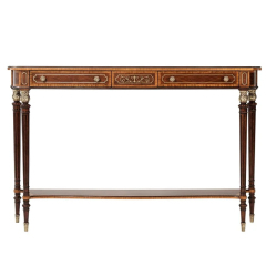 Classic Solid Wood Console Table with Storage for Entryway and Living Room,EKAR FURNITURE CO.,LTD,Classic Solid Wood Console Table with Storage for Entryway and Living Room,foshan furniture factory,custom Furniture factory,china furniture factory