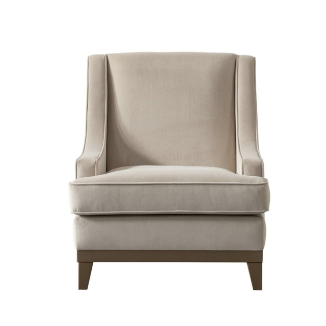 ,MY SHOP,Classic Fabric Lounge Chair with Solid Wood Legs for Living Room,foshan furniture factory,custom Furniture factory,china furniture factory