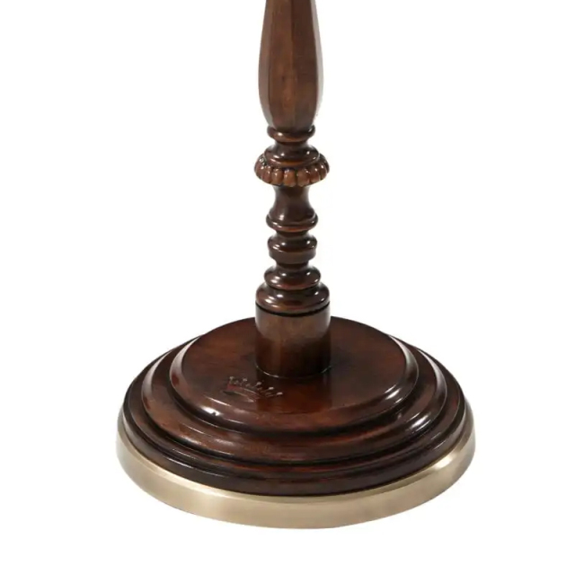 ,MY SHOP,Classic Solid Wood Round High Side Table for Living Room,foshan furniture factory,custom Furniture factory,china furniture factory