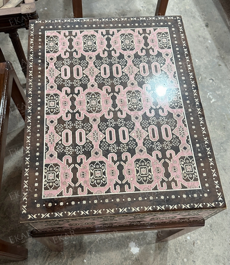 Classic Solid Wood Rectangular Parquet Side Table for Living Room,EKAR FURNITURE CO.,LTD,Classic Solid Wood Rectangular Parquet Side Table for Living Room,foshan furniture factory,custom Furniture factory,china furniture factory