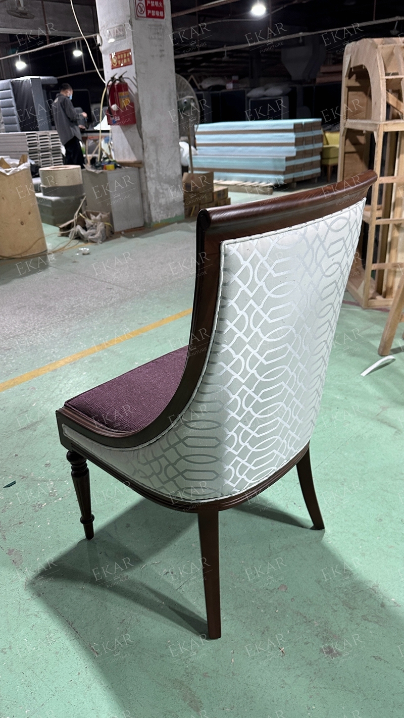 Classic Wooden Leg Dining Chair for Traditional Dining Rooms,EKAR FURNITURE CO.,LTD,Classic Wooden Leg Dining Chair for Traditional Dining Rooms,foshan furniture factory,custom Furniture factory,china furniture factory