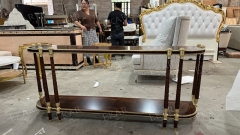 ,MY SHOP,Classic Solid Wood Console Table for Entryway and Living Room Storage,foshan furniture factory,custom Furniture factory,china furniture factory