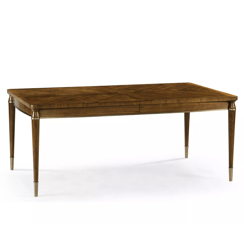 Classic Solid Wood Rectangular Dining Table for Traditional Dining Rooms