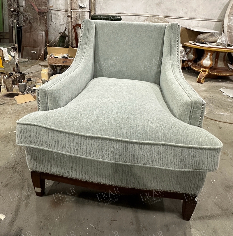 Classic Fabric Lounge Chair with Solid Wood Legs for Living Room,EKAR FURNITURE CO.,LTD,Classic Fabric Lounge Chair with Solid Wood Legs for Living Room,foshan furniture factory,custom Furniture factory,china furniture factory