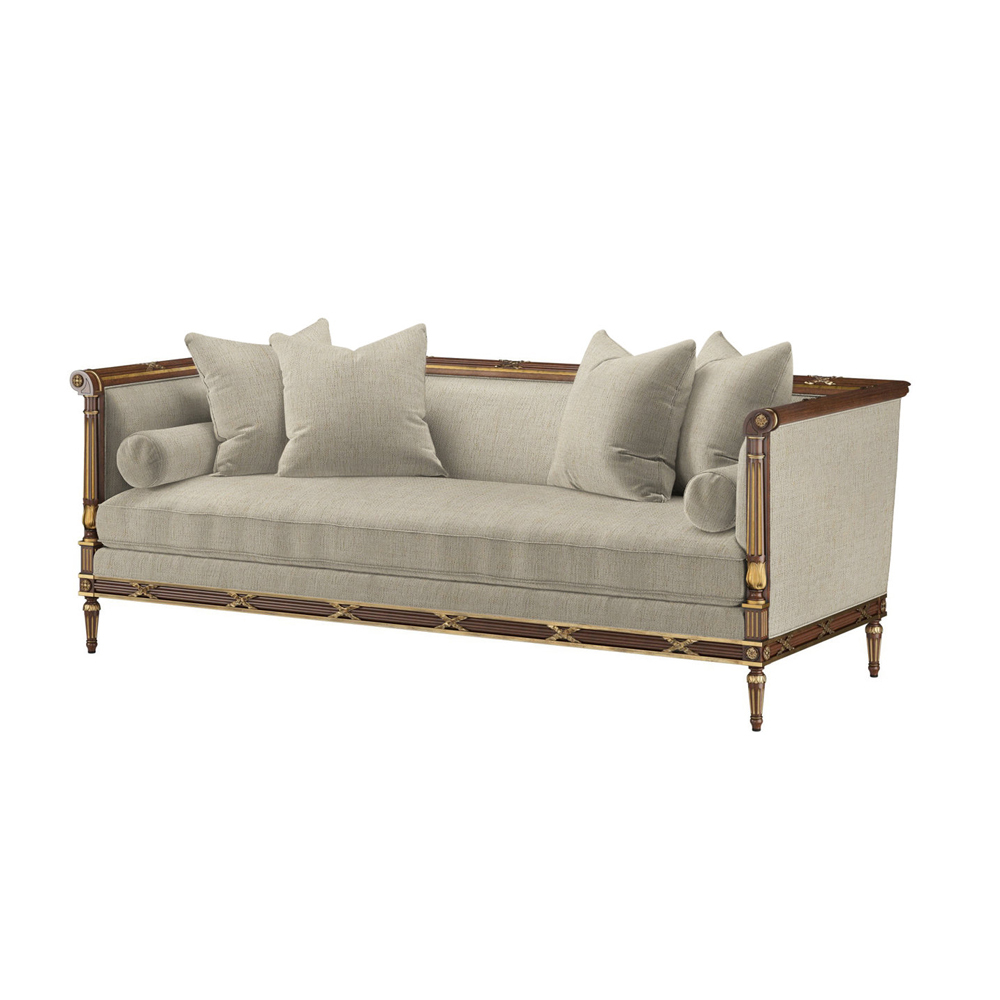 Classic Solid Wood Sofa with Upholstered Cushions for Living Rooms,EKAR FURNITURE CO.,LTD,Classic Solid Wood Sofa with Upholstered Cushions for Living Rooms,foshan furniture factory,custom Furniture factory,china furniture factory