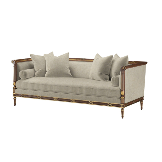 ,MY SHOP,Classic Solid Wood Sofa with Upholstered Cushions for Living Rooms,foshan furniture factory,custom Furniture factory,china furniture factory