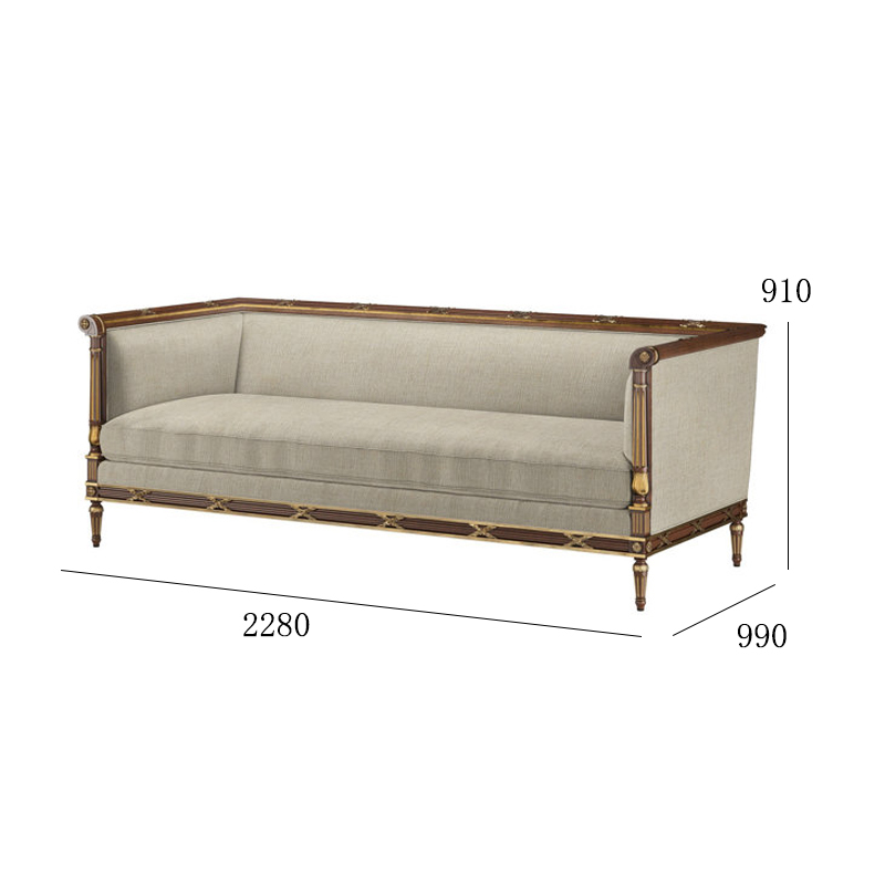 Classic Solid Wood Sofa with Upholstered Cushions for Living Rooms,EKAR FURNITURE CO.,LTD,Classic Solid Wood Sofa with Upholstered Cushions for Living Rooms,foshan furniture factory,custom Furniture factory,china furniture factory