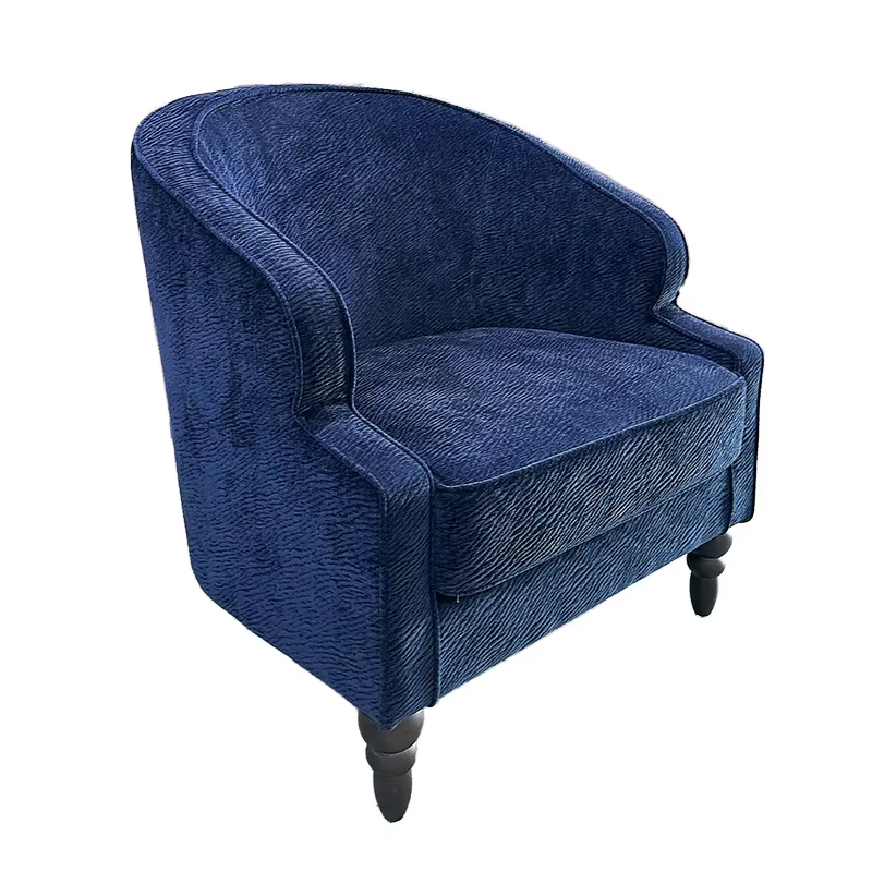 Classic Wooden Frame Velvet Lounge Chair with Comfortable Design,EKAR FURNITURE CO.,LTD,Classic Wooden Frame Velvet Lounge Chair with Comfortable Design,foshan furniture factory,custom Furniture factory,china furniture factory